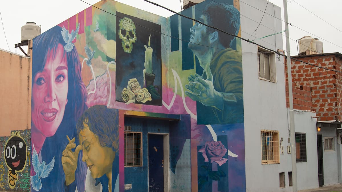 Murales en Isla Maciel, Avellaneda.