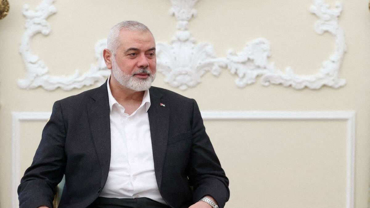 Ismail Haniyeh, jefe político de Hamás. Foto: Reuters.