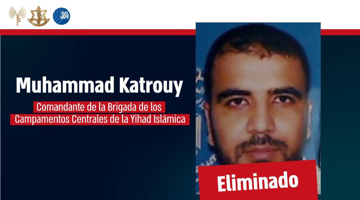 Israel asesinó a Muhammad Katrouy, comandante de la Yihad Islámica. Foto: X @FDIonline