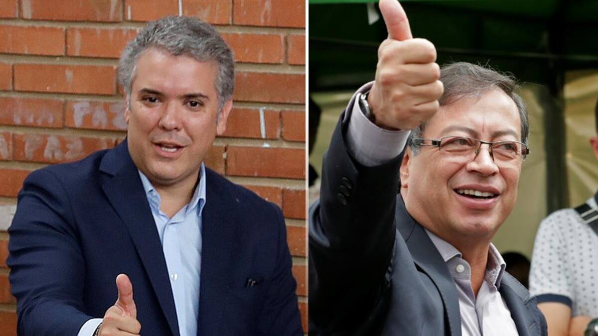 Iván Duque y Gustavo Petro - Elecciones en Colombia (Reuters)