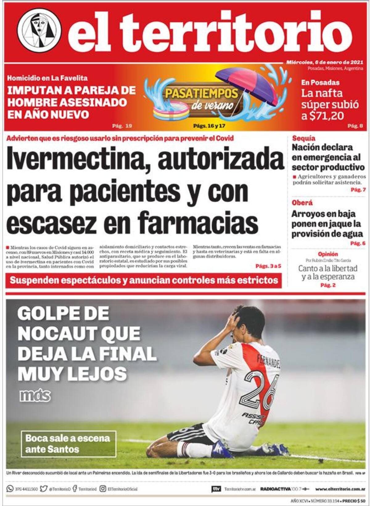 Ivermectina tapa de diario
