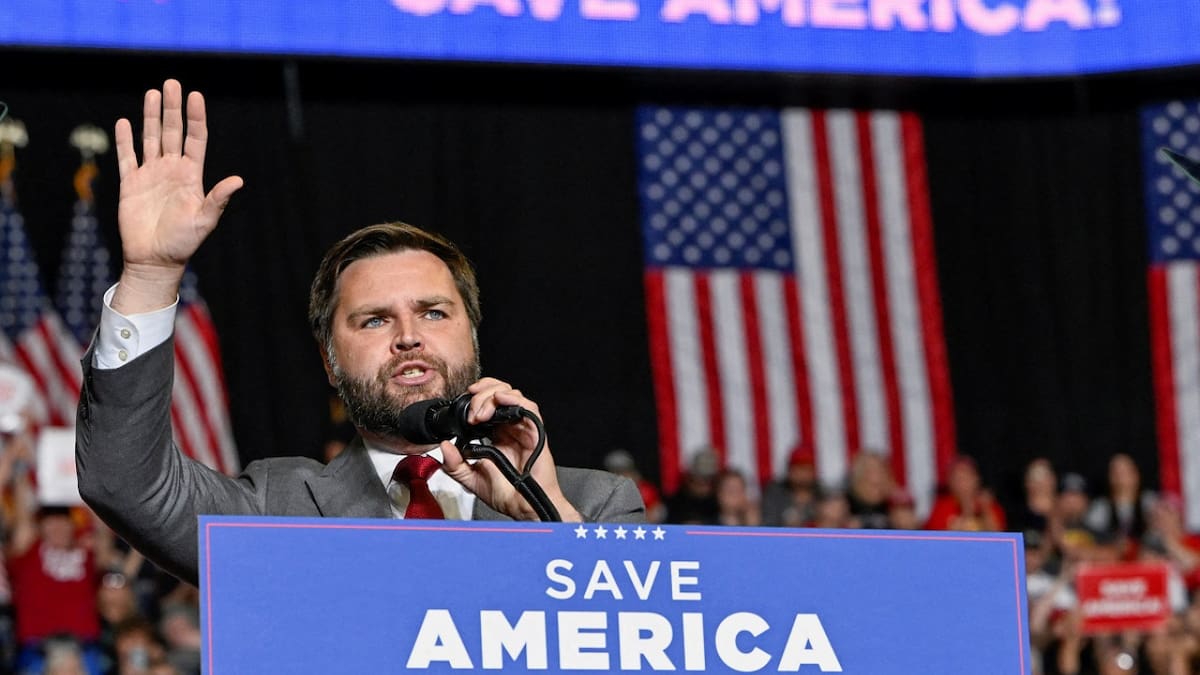 J. D. Vance, candidato a vicepresidente de Donald Trump. Foto: Reuters.