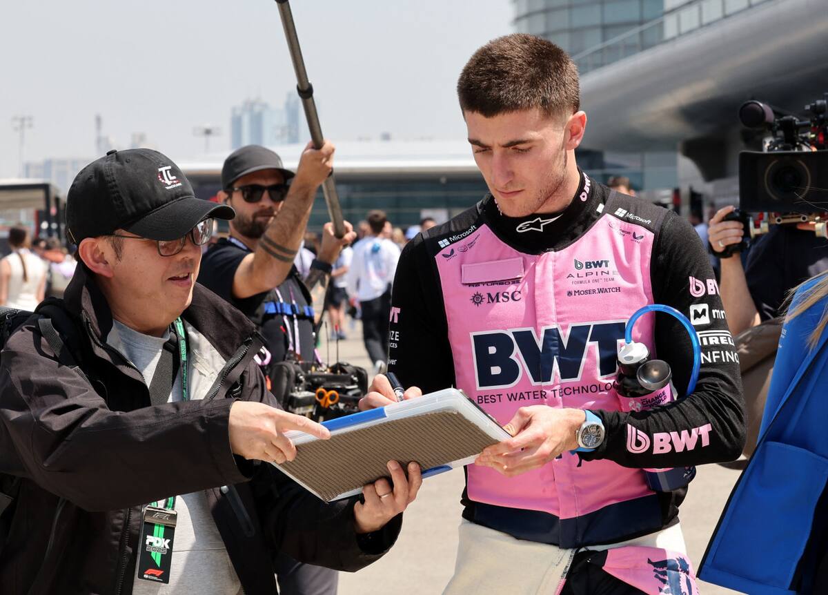 Jack Doohan, piloto de Alpine. Foto: REUTERS/Tyrone Siu.
