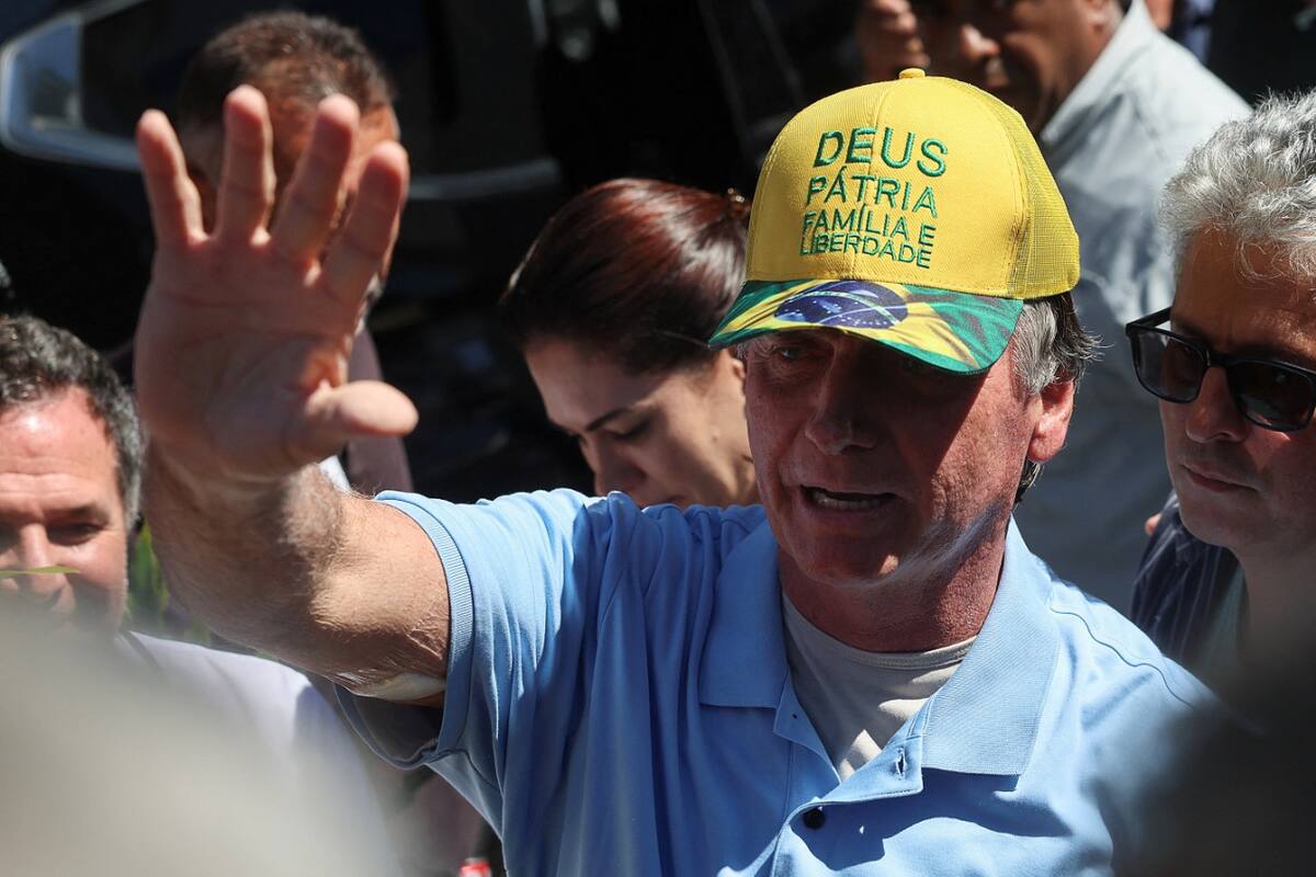 Jair Bolsonaro recibió el alta médica. Foto: Reuters/Adriano Machado