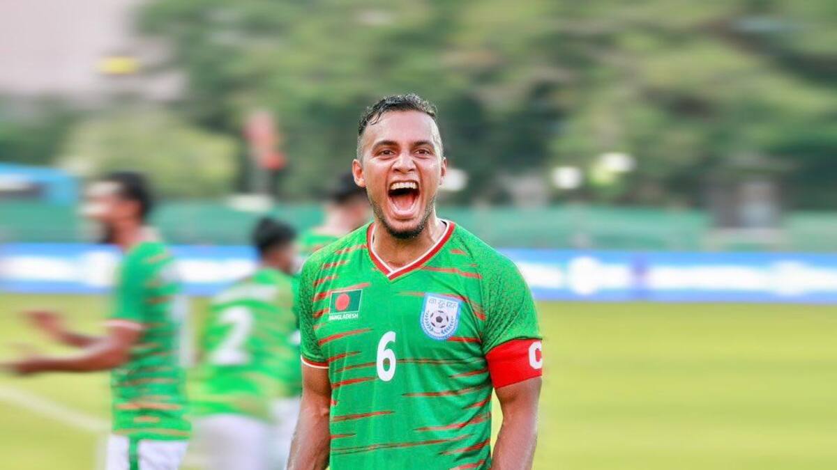 Jamal Bhuyan, el capitán de Bangladesh. Foto: Twitter @Jamal_Bhuyan.