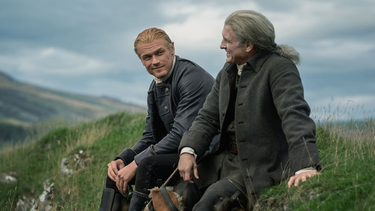 Jamie e Ian en la temporada 7 de Outlander. Foto: Starz