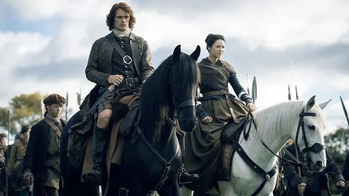 Jamie y Claire. Foto: Starz