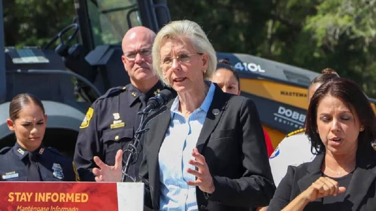 Jane Castor, alcaldesa de Tampa. Foto: @janecastor