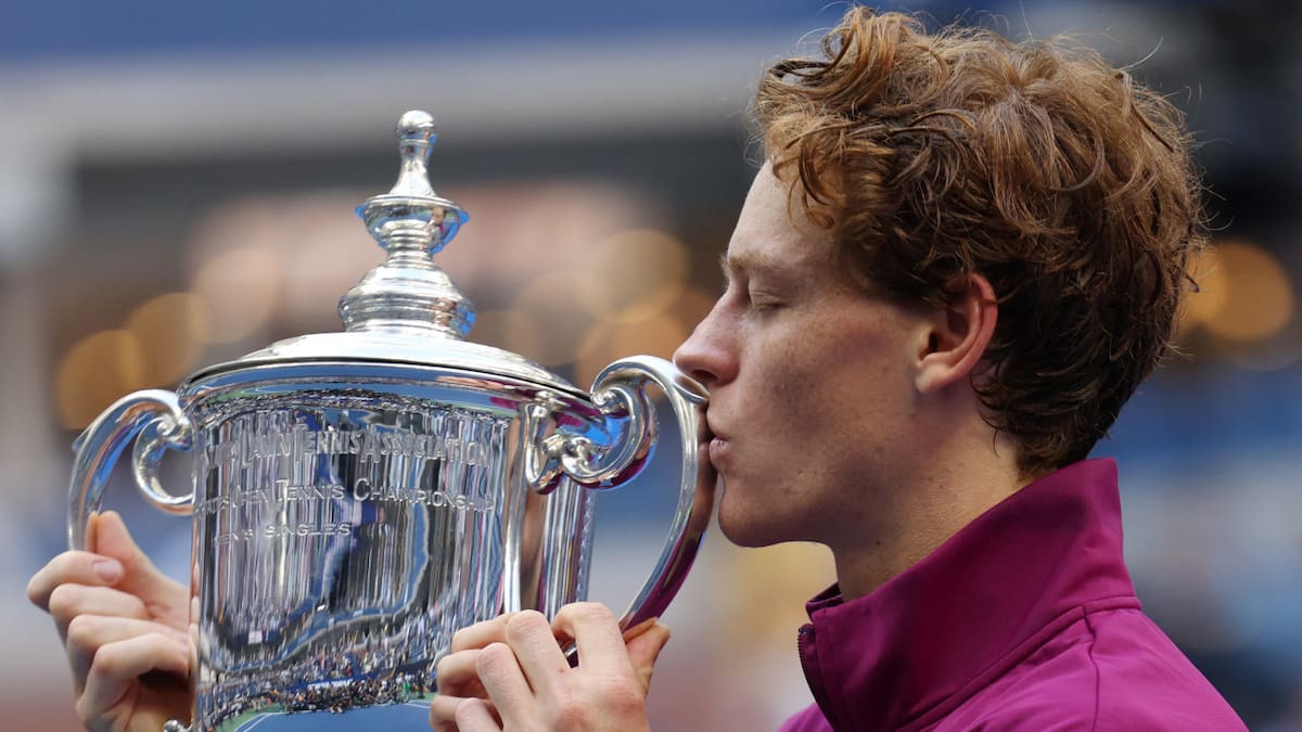 Jannik Sinner, campeón del US Open. Foto: Reuters.