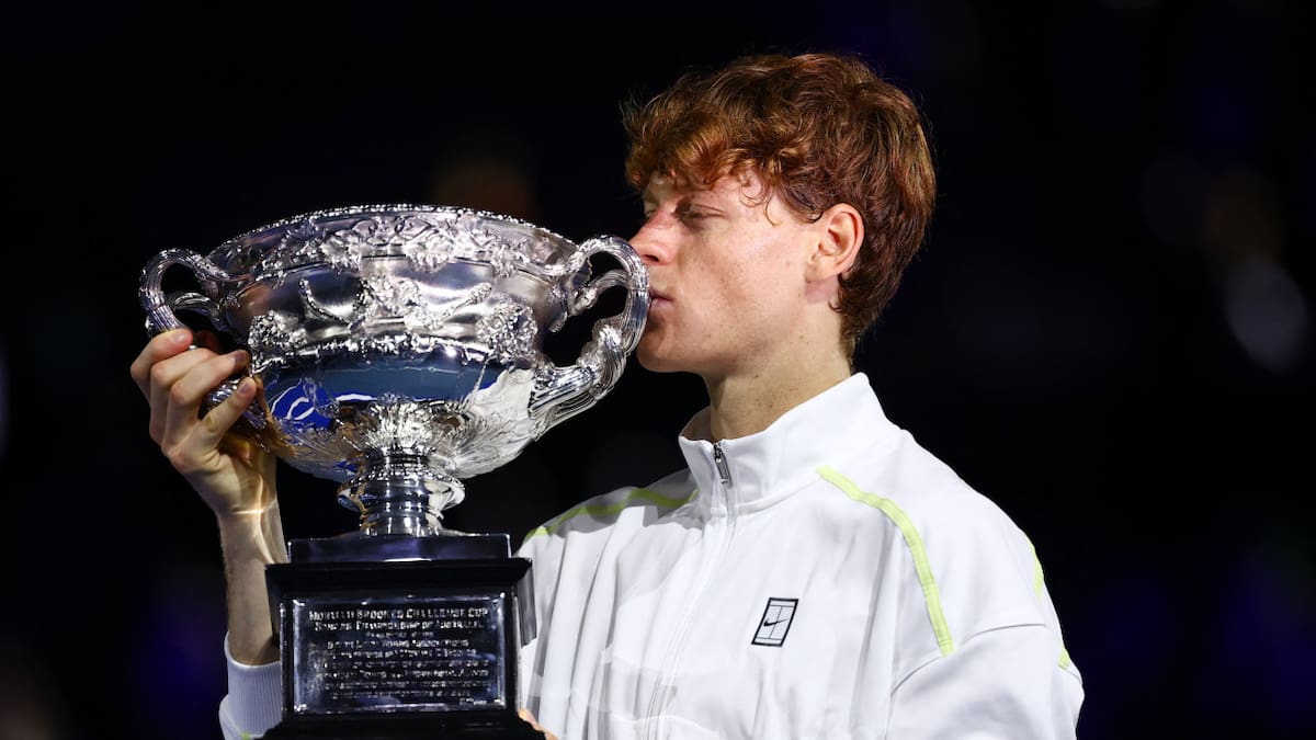 Jannik Sinner aplastó a Alexander Zverev y se consagró campeón del Australian Open por segundo año consecutivo