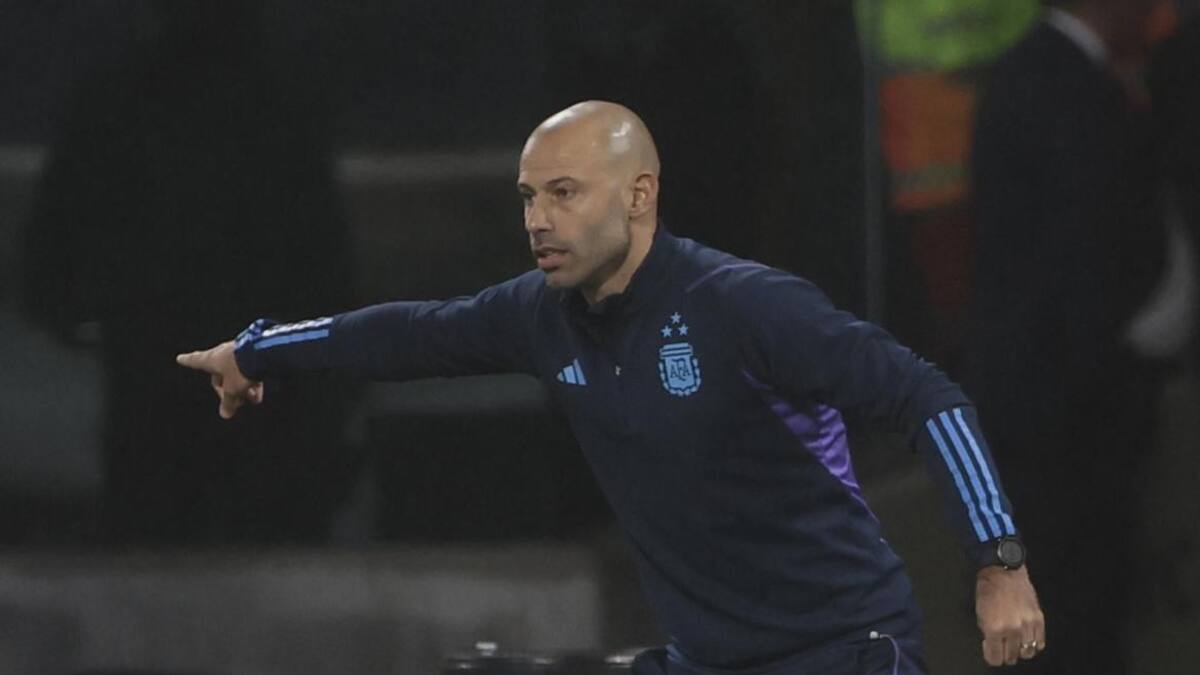 Javier Mascherano DT; Mundial Sub 20. Foto: EFE.