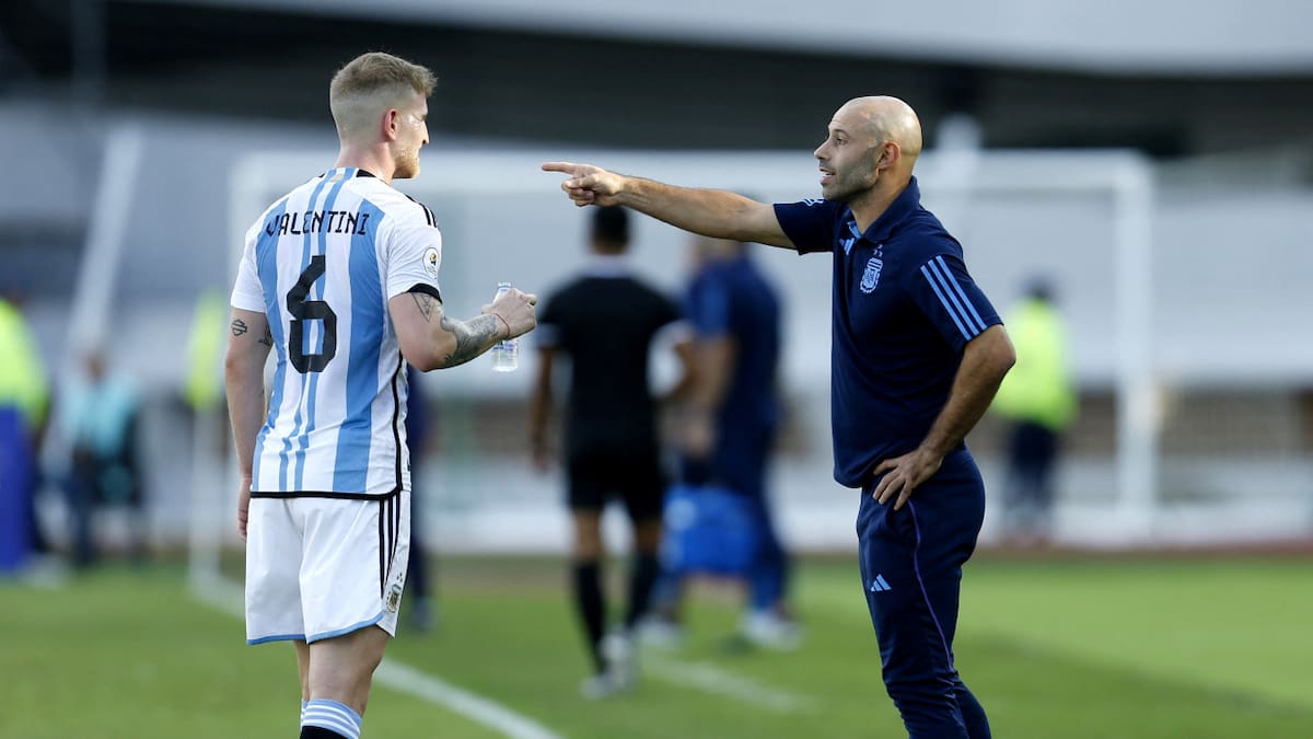 Javier Mascherano en el partido frente a Brasil. Foto: Reuters