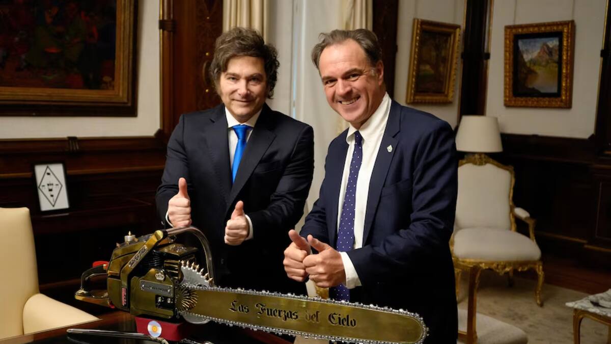 Milei recibió al historiador británico Niall Ferguson