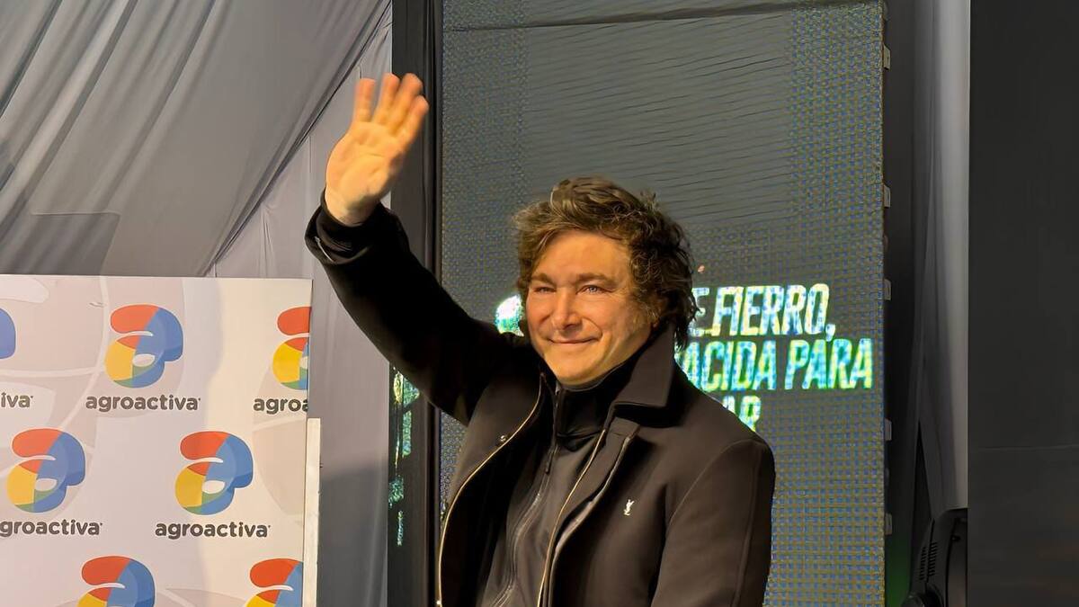 Javier Milei en Agroactiva 2024. Foto: Prensa Presidencia