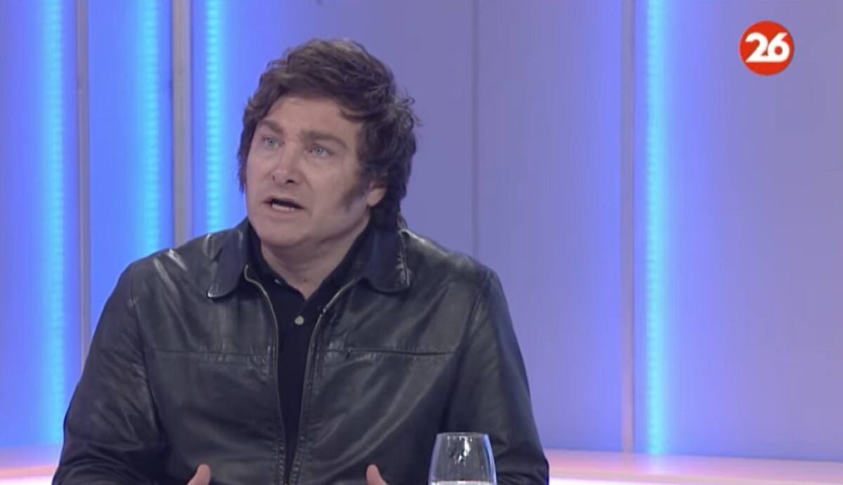 Javier Milei en Canal 26