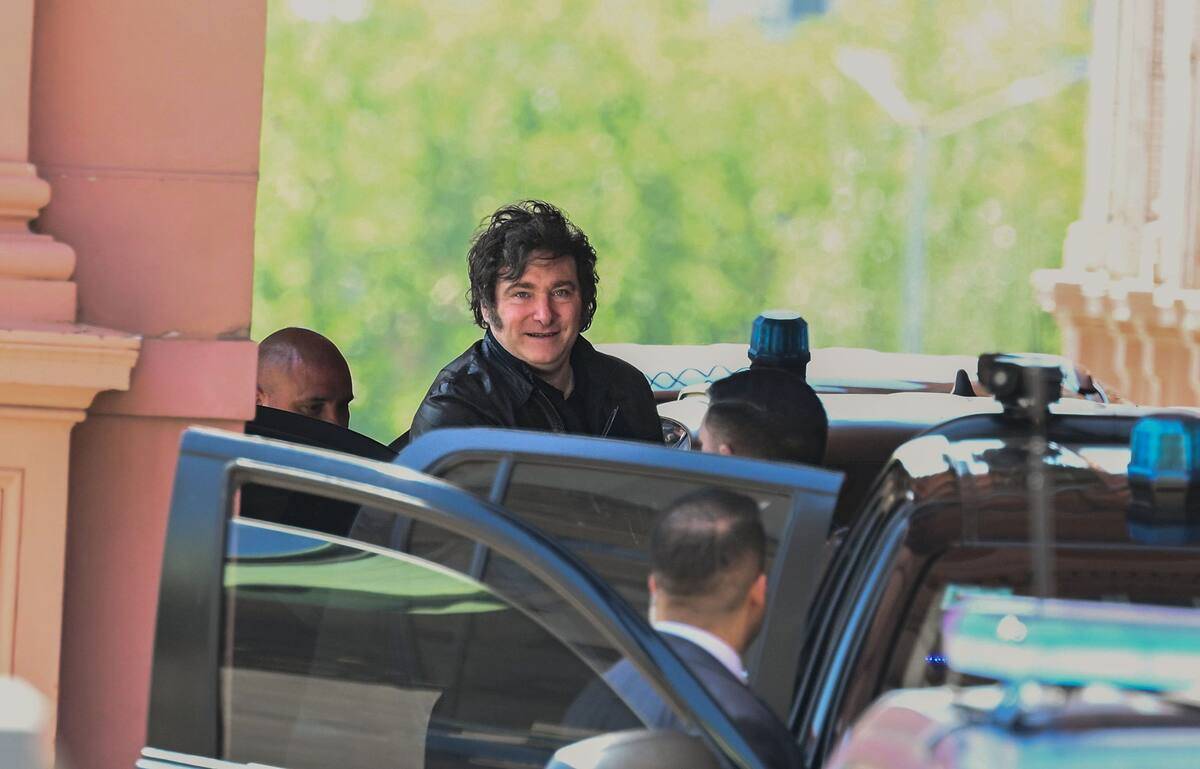 Javier Milei en Casa Rosada