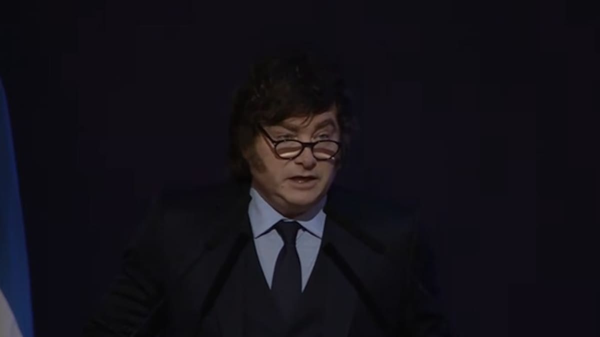 Javier Milei diserta frente a empresarios en Council of the Americas