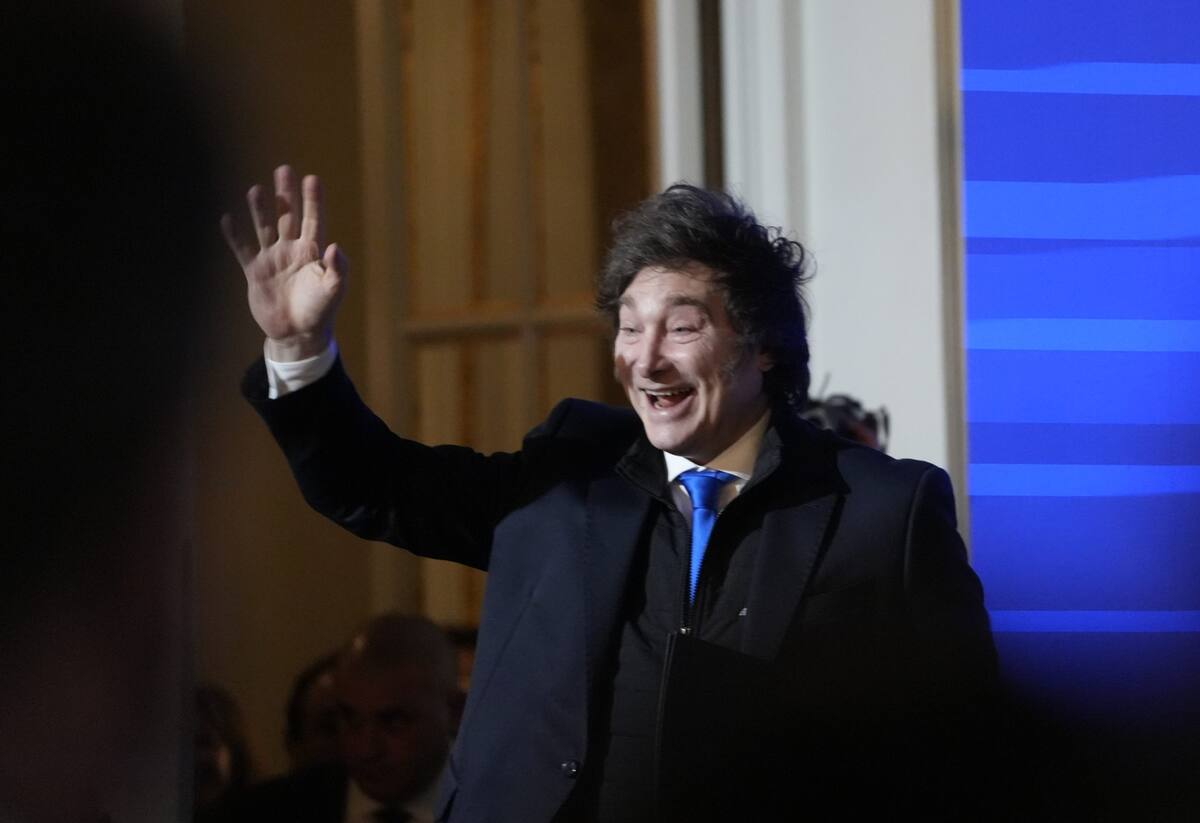 Javier Milei en el Council of the Américas.