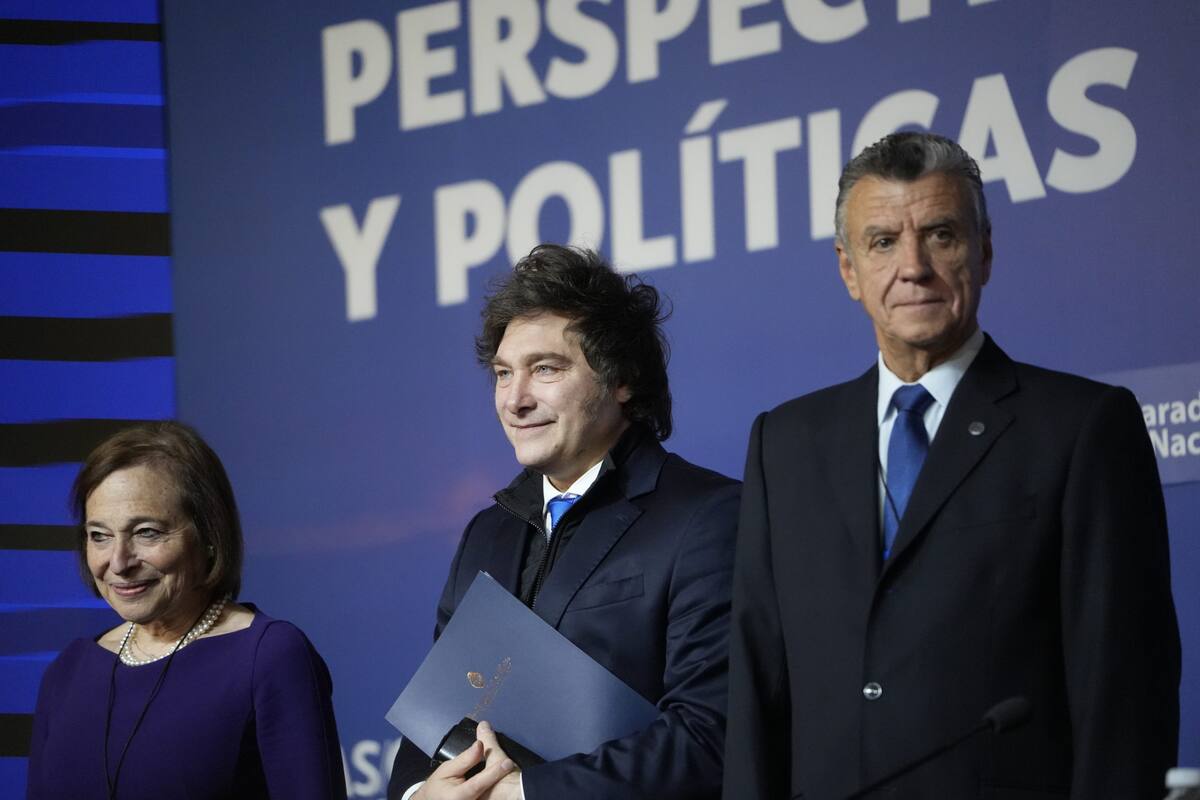 Javier Milei en el Council of the Américas.