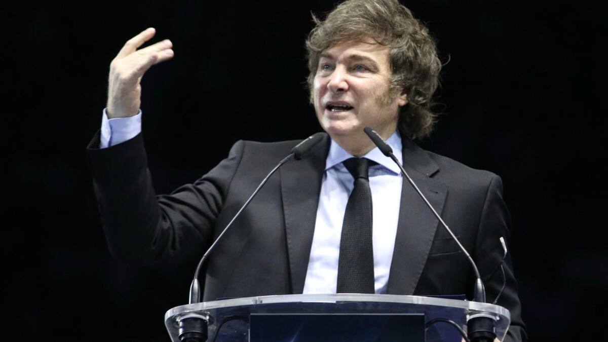 Javier Milei mantendría una alta imagen positiva. Foto: Presidencia.