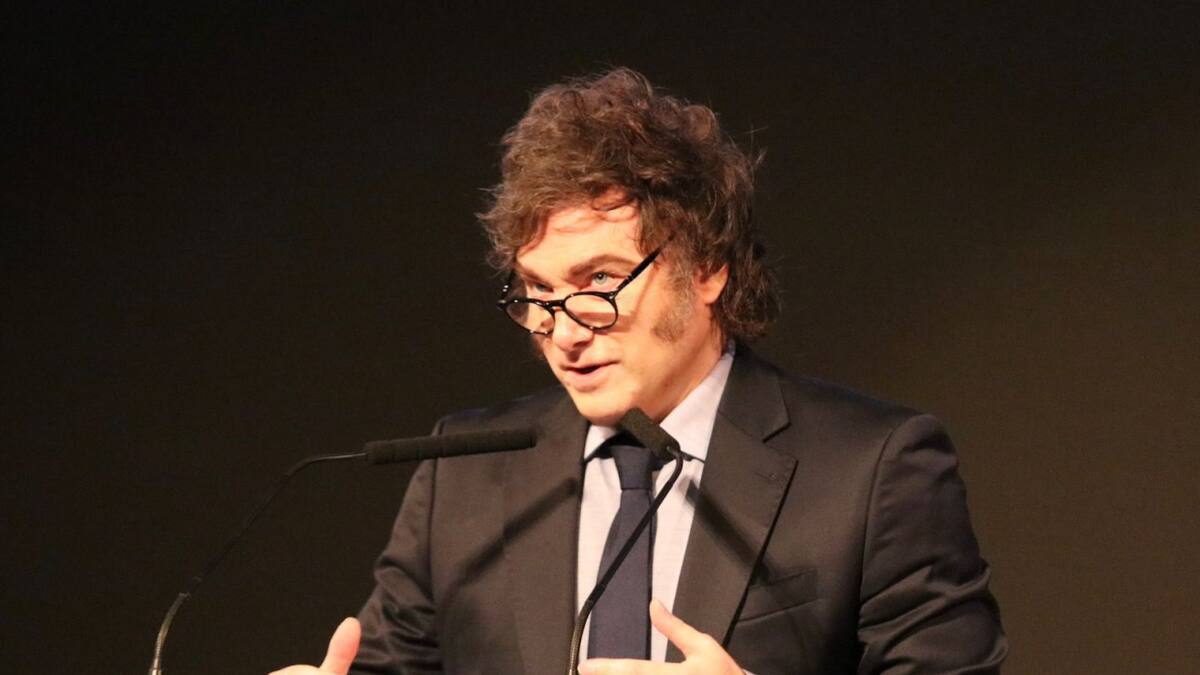 Javier Milei en el Meta Day Argentina. Foto: Presidencia.