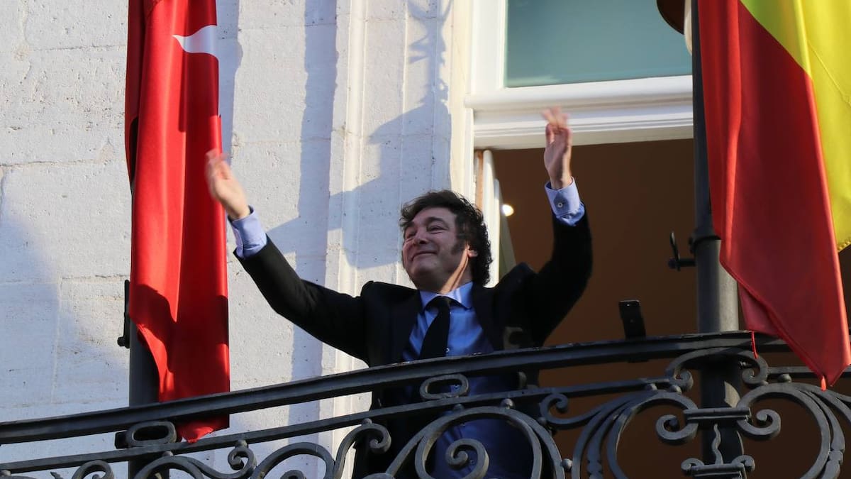 Javier Milei en España. Foto: Presidencia.