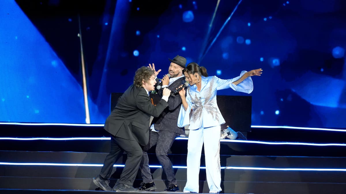 Javier Milei en Israel.