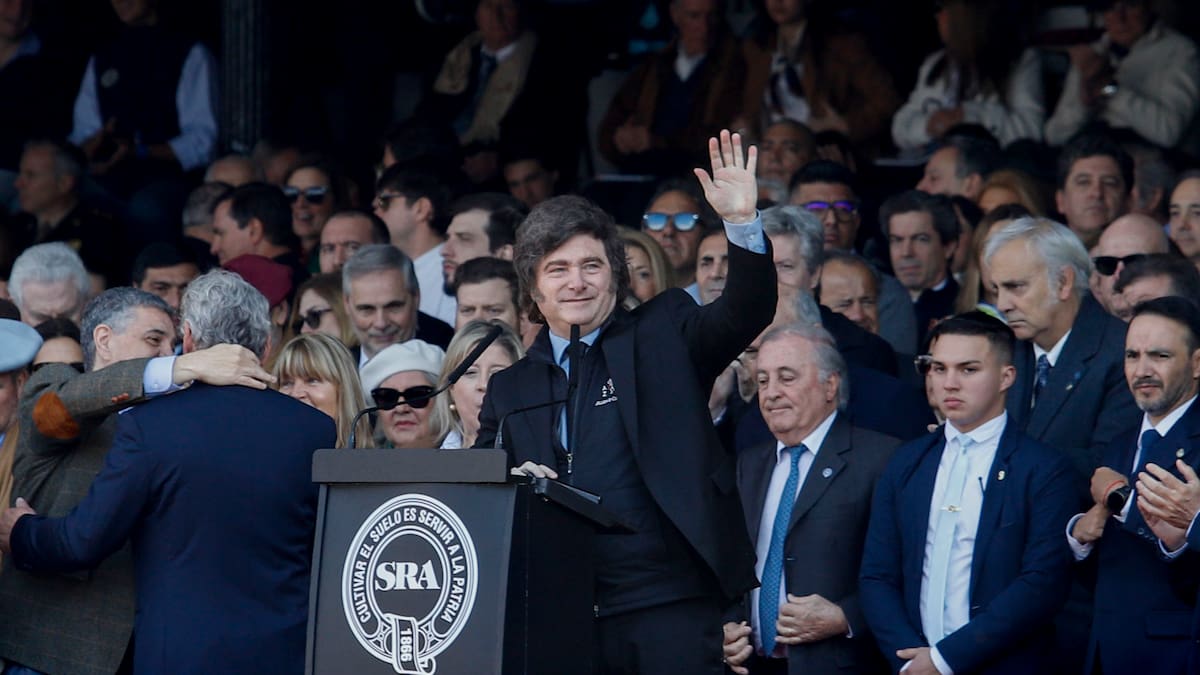 Milei defendió el rumbo económico y celebró el fin del cepo en la inauguración de la Exposición Rural de Palermo