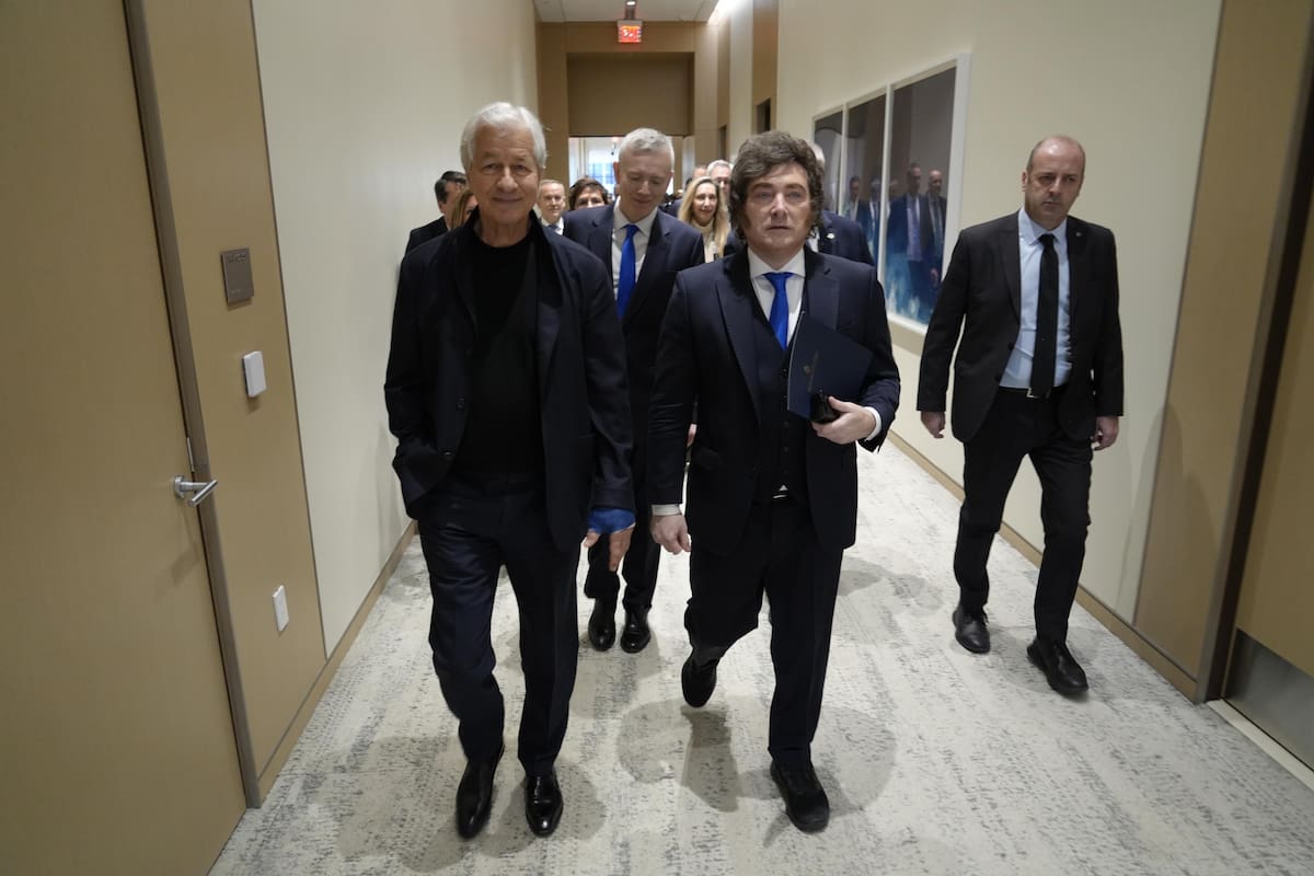 Javier MIlei en la "Argentina Week" en EEUU