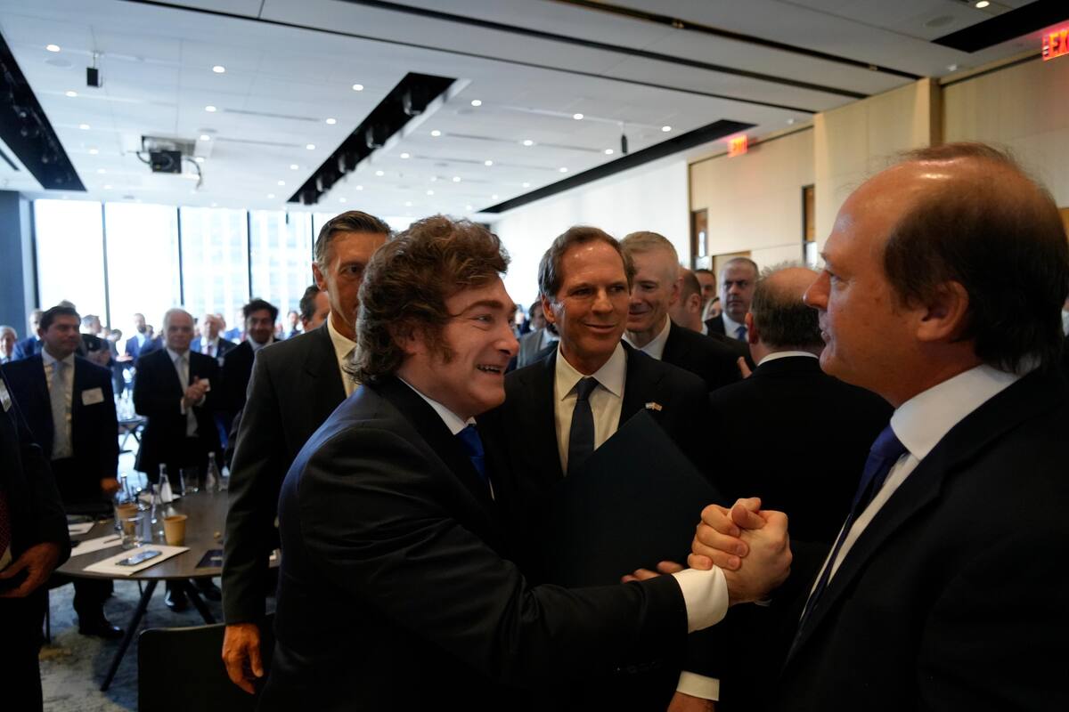 Javier Milei en la "Argentina Week" en eeuu