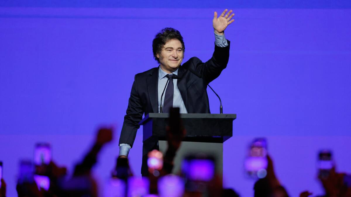Javier Milei en la CPAC Argentina. Foto: EFE.