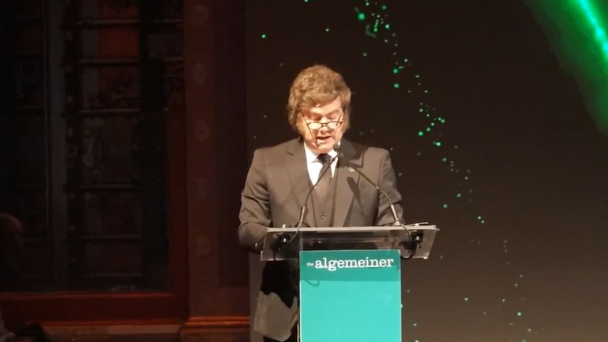 El presidente brindó un discurso previo a la inauguración de la Argentina Week 2026