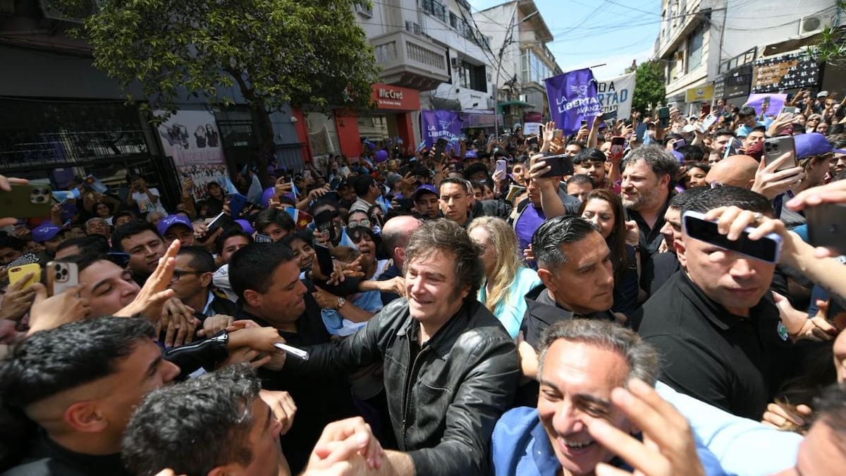 Javier Milei en Santiago del Estero.