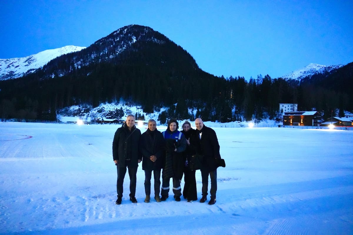 Javier MIlei en Suiza para participar del Foro de Davos