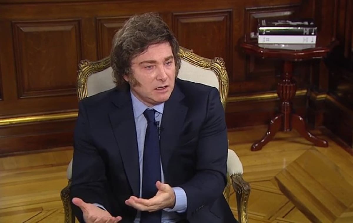 Javier Milei. Foto: captura de video