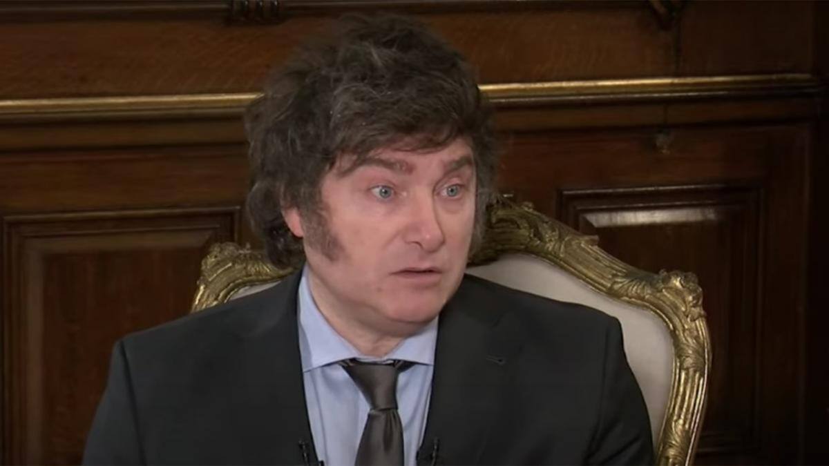 Javier Milei. Foto: Captura de video.