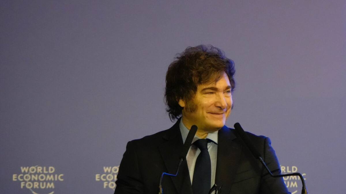 Javier Milei habló en Córdoba. Foto: Precidencia.