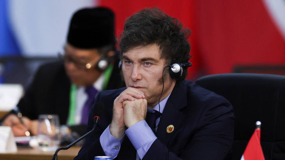 Javier Milei. Foto: Reuters.