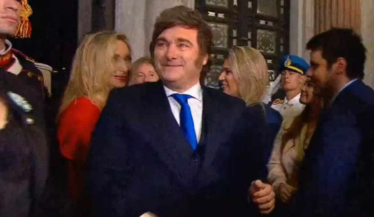 Javier Milei en el congreso