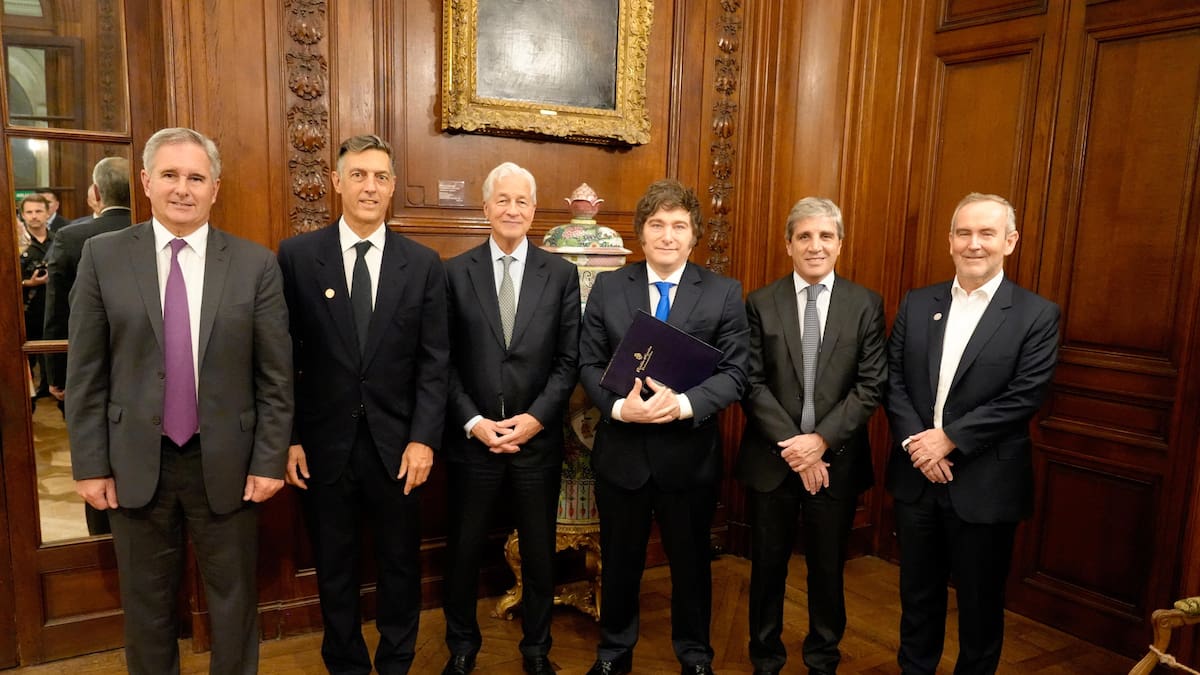 Javier Milei participó de un encuentro organizado por JP Morgan.