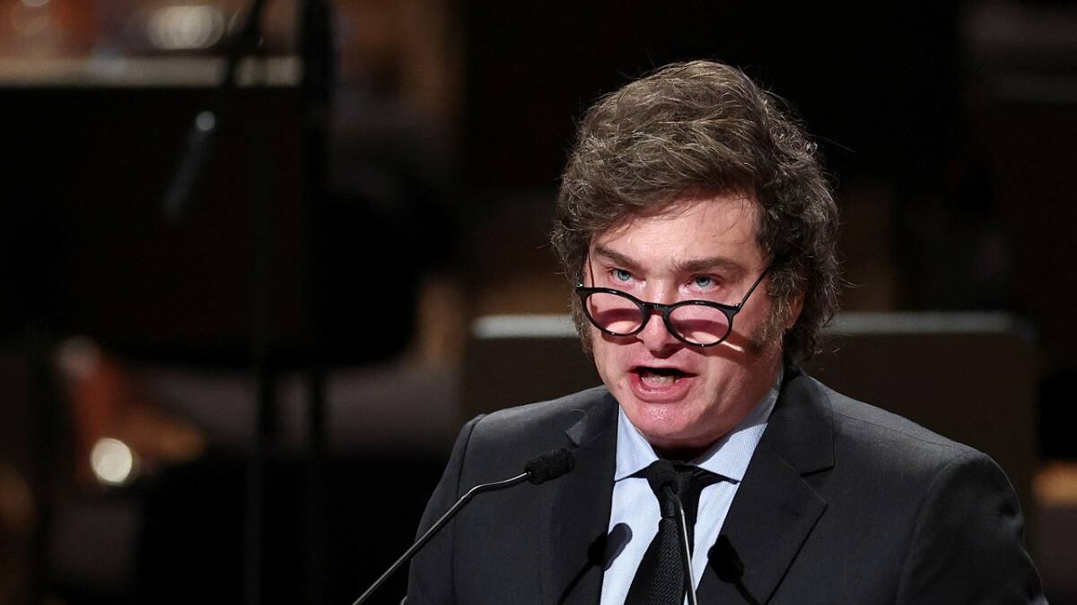 Javier Milei, presidente de Argentina. Foto: NA.