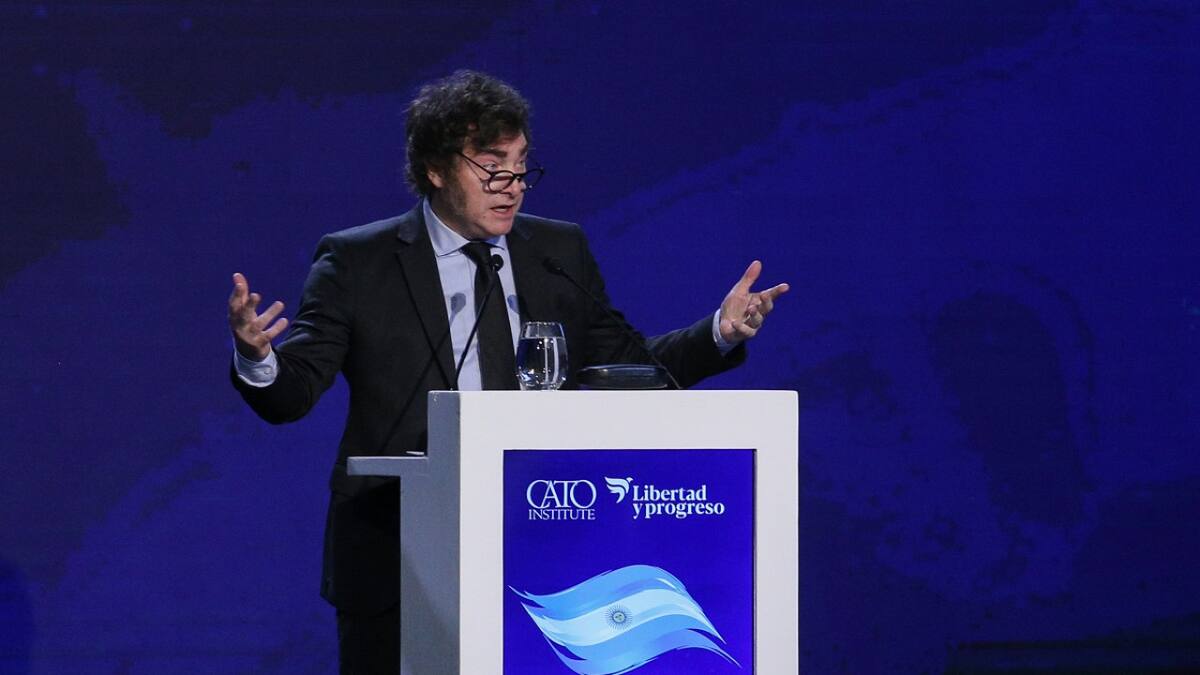 Javier Milei, presidente de Argentina. Foto: NA.