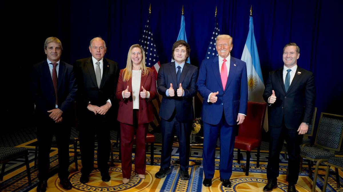 Javier Milei se reunió con Donald Trump. Foto: Presidencia