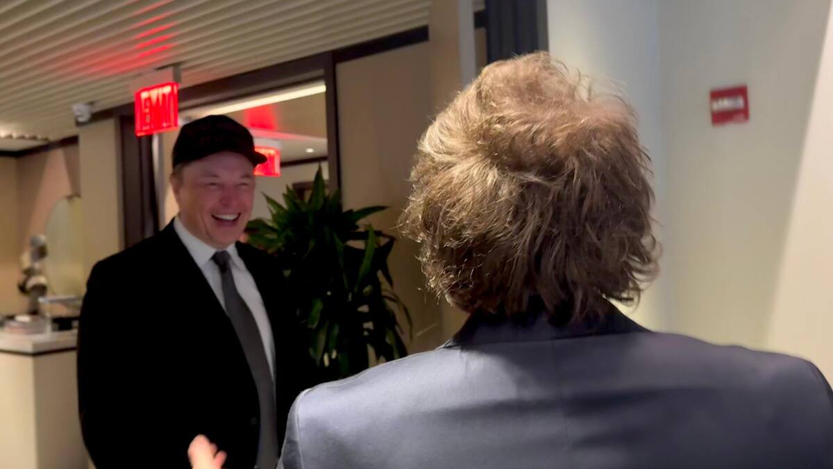 Javier Milei se reunió con Elon Musk. Foto: presidencia