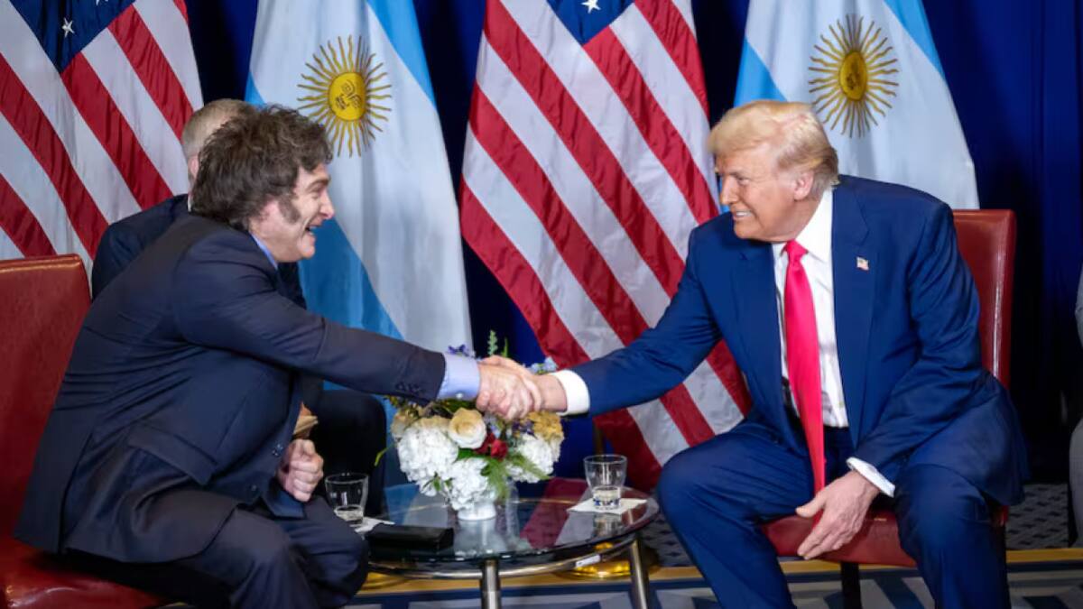 Javier Milei y Donald Trump. Foto: @WhiteHouse