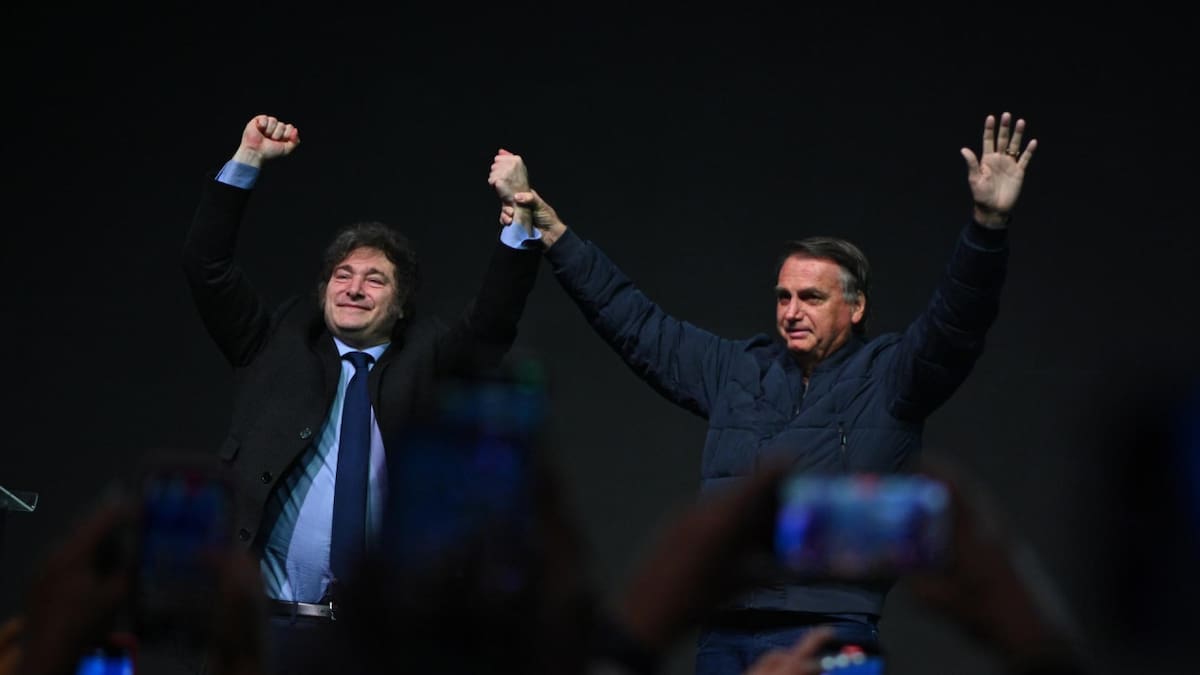 Javier Milei y Jair Bolsonaro. Foto: EFE