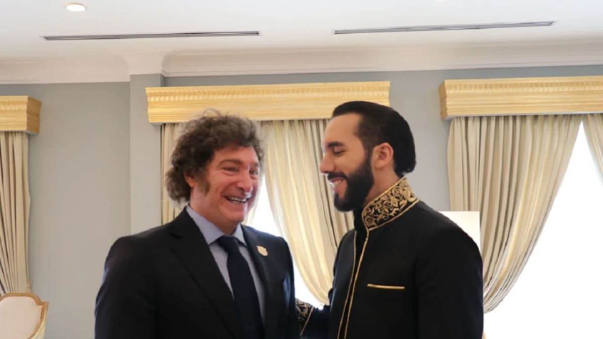 Nayib Bukele visitará Argentina y se reunirá con Javier Milei. Foto: archivo NA