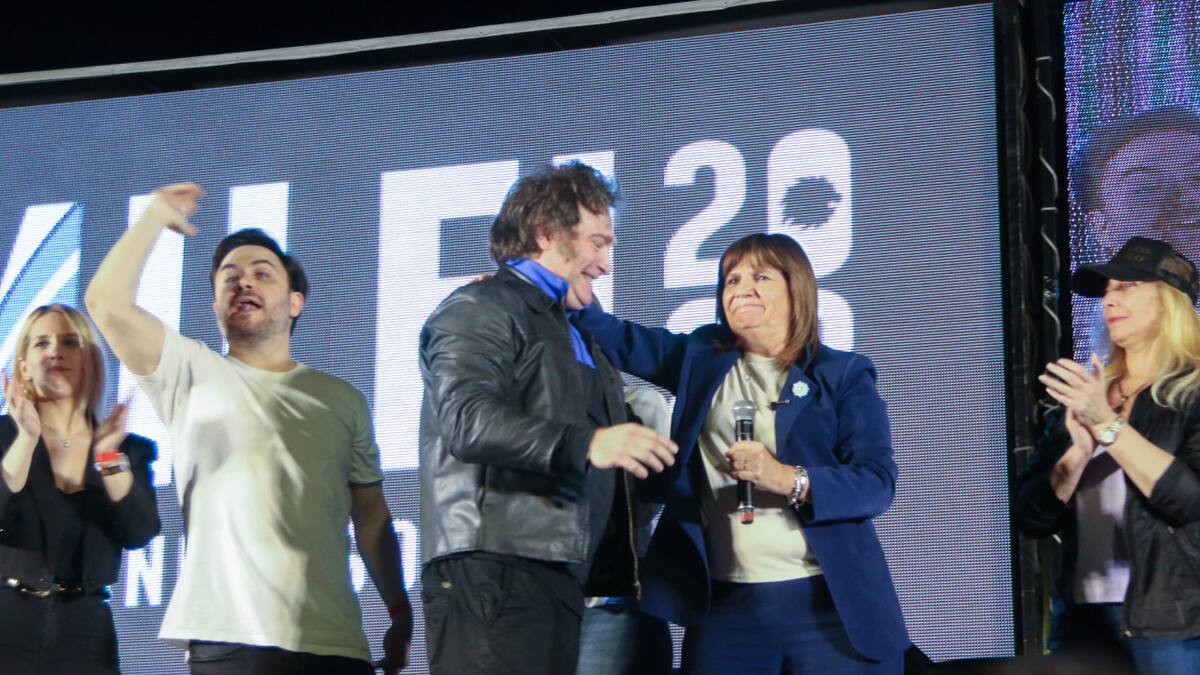 Javier Milei y Patricia Bullrich. Foto: NA