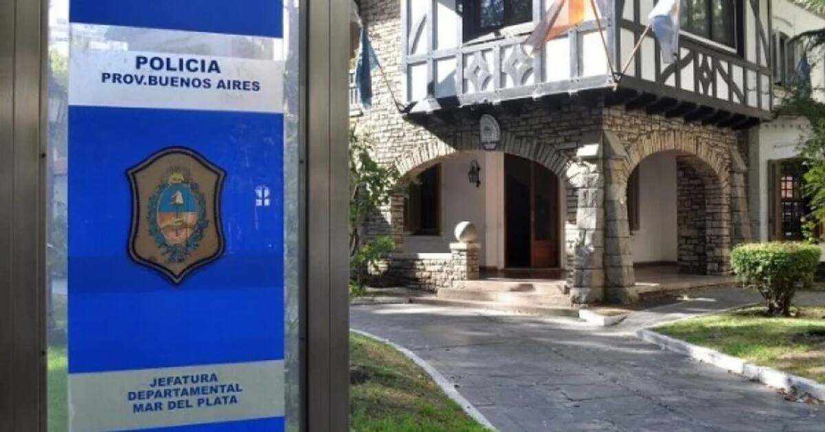 Jefatura Departamental de Mar del Plata. Fotografía: Noticias Argentinas.