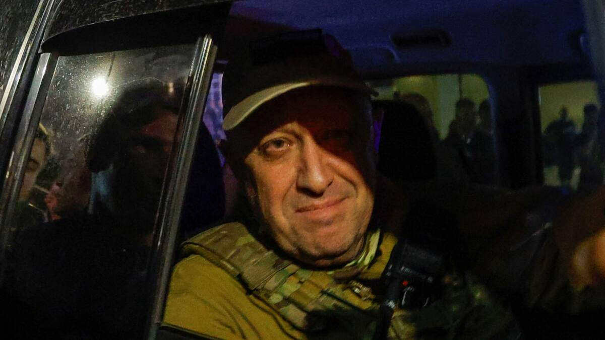 Jefe del Grupo Wagner, Yevgueni Prigozhin. Foto: Reuters.